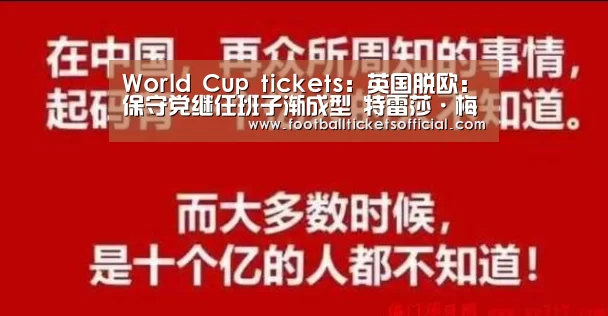 World Cup tickets:英国脱欧:保守党继任班子渐成型 特雷莎·梅将被逼宫?(图1) 2026 Football Tickets